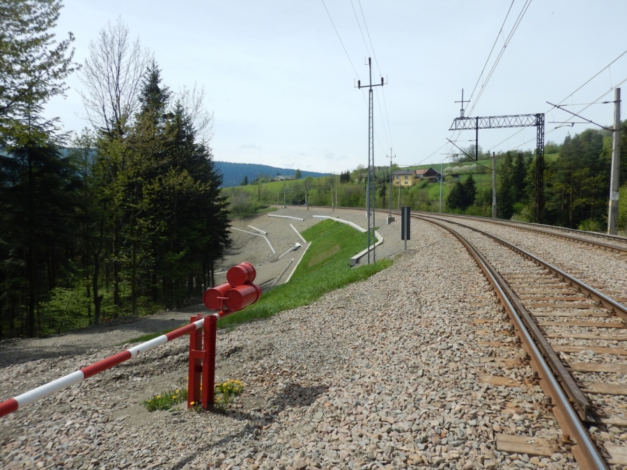 Zabezpieczenie nasypu kolejowego w km 68,210 – 68,450…